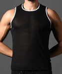 Andrew Christian Sheer Burnout Ringer Tank (20031)