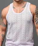 Andrew Christian Miami Cabana Boy Art Deco Tank (20059)