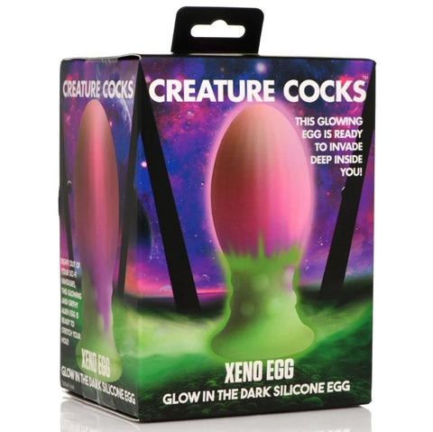 Creature Cocks - Xeno Egg Glow in the Dark Silicone Egg - Two Sizes