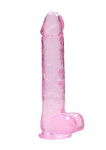 RealRock - Realistic Dildo with Balls 9"