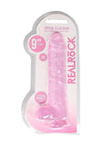 RealRock - Realistic Dildo with Balls 9"