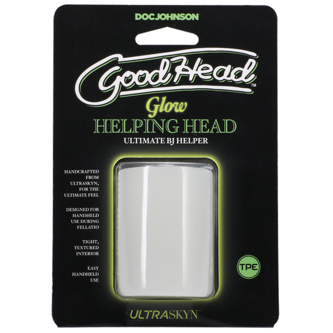GoodHead - Glow Helping Head - Frost/Green Glow (0682.21)