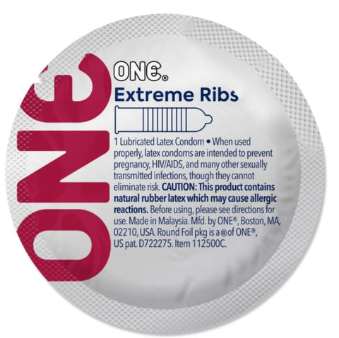 ONE Extreme Ribs Artist Collection Condoms - Individual Condoms