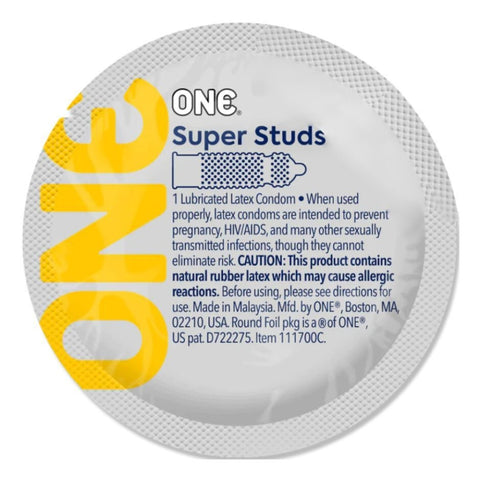 ONE Super Studs Condoms - Individual Condoms