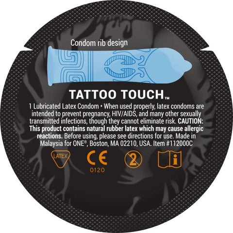 ONE Tattoo Touch Condoms - Individual Condoms