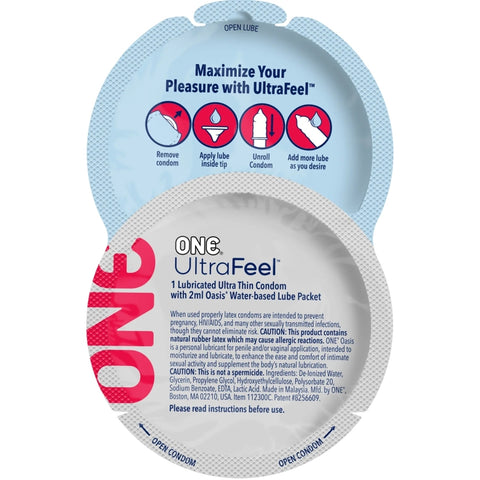 ONE UltraFeel 2-in-1 Combo Pack - Individual Condoms