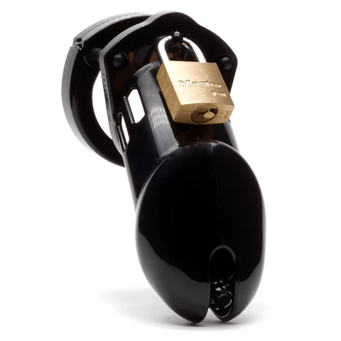 Chastity Kits - CB-6000 Black Kit with 3 1/4" Cage Length (CB02255)