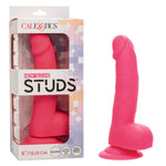 Neon Silicone Studs 6" Dildo