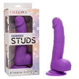 Neon Silicone Studs 6" Dildo
