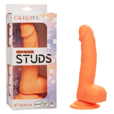 Neon Silicone Studs 6" Dildo