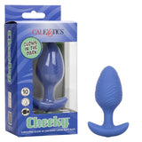 Cheeky Vibrating Glow-In-The-Dark Butt Plugs - Two Sizes