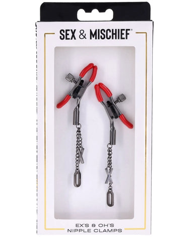 Sportsheets - Ex's & Oh's Nipple Clamps (8829.09983)