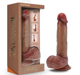 Blush - Renaissance - Raphael 9.5" Sliding Foreskin Dildo w Squeezable Balls (9.33403)
