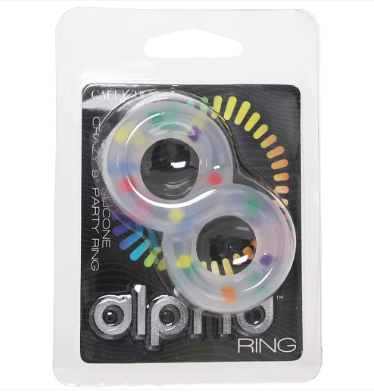 Alpha Liquid Silicone Crazy 8 Party Ring (1491.18.2)