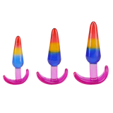 Crystal Jellies - Rainbow Anal Trainer Set (0289.25)