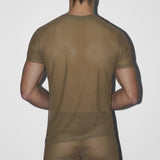 C-IN2 Sheer Crew Neck T-Shirt (5705)