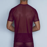 C-IN2 Sheer Crew Neck T-Shirt (5705)