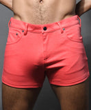 Andrew Christian Skinny Stretch Jean Shorts (6817)