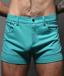 Andrew Christian Skinny Stretch Jean Shorts (6817)