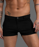 Andrew Christian Skinny Stretch Jean Shorts (3" Inseam) (6890)