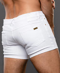 Andrew Christian Skinny Stretch Jean Shorts (4" Inseam) (6899)