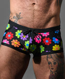 Andrew Christian Flower Power Pocket Swim Trunk (70175)