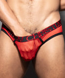Andrew Christian Scarlet Mesh Brief w/ ALMOST NAKED® (93120)