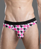 Andrew Christian Houndstooth Brief w/ ALMOST NAKED® (93703)
