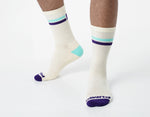 Pump Striped Crew Socks