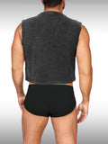 Alpha Charlie - Boxy Cropped Muscle Tank