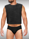 Alpha Charlie - Boxy Cropped Muscle Tank