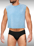 Alpha Charlie - Boxy Cropped Muscle Tank