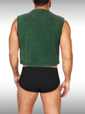 Alpha Charlie - Boxy Cropped Muscle Tank