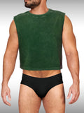 Alpha Charlie - Boxy Cropped Muscle Tank