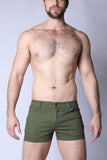 Timoteo Amalfi Cotton Twill Stretch Short (TMS276)