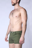 Timoteo Amalfi Cotton Twill Stretch Short (TMS276)