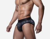 Pump Black Washed Brief