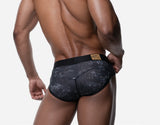 Pump Black Washed Brief