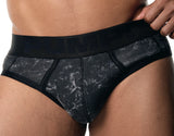 Pump Black Washed Brief