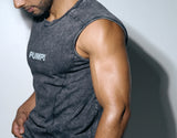 Pump Black Washed Tank Top