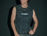 Pump Black Washed Tank Top