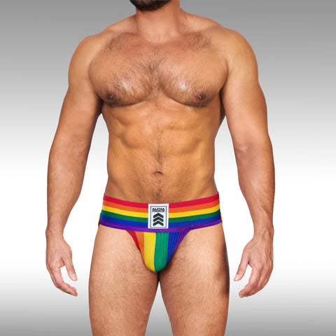 Alpha Charlie Barracks Rainbow Jock Strap