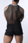 CellBlock13 Chain Reaction Mesh Tank Top (CBS347)