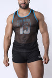 CellBlock13 Chain Reaction Mesh Tank Top (CBS347)