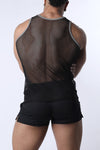 CellBlock13 Chain Reaction Mesh Tank Top (CBS347)