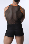 CellBlock13 Chain Reaction Mesh Tank Top (CBS347)