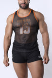 CellBlock13 Chain Reaction Mesh Tank Top (CBS347)