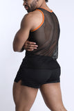 CellBlock13 Chain Reaction Mesh Tank Top (CBS347)