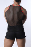 CellBlock13 Chain Reaction Mesh Tank Top (CBS347)