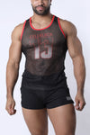 CellBlock13 Chain Reaction Mesh Tank Top (CBS347)